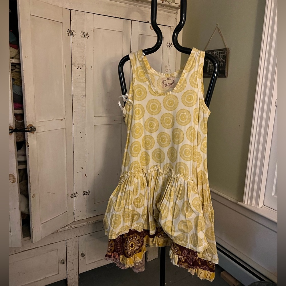 Tina Givens Couture layered slip dress